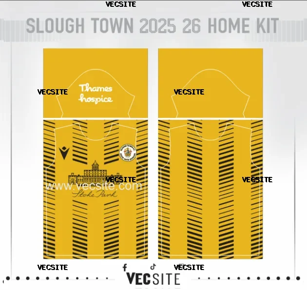 Slough Town 2025 26 Home Kit