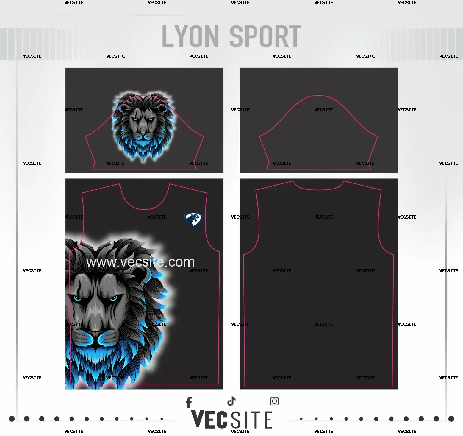 LOBO DISEÑO DE PLAYERA