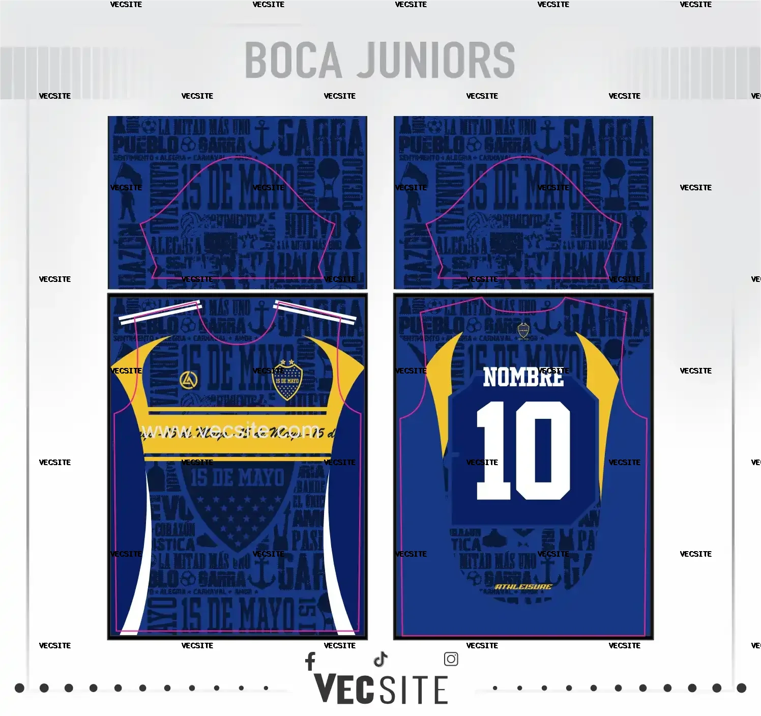 boca juniors desing
