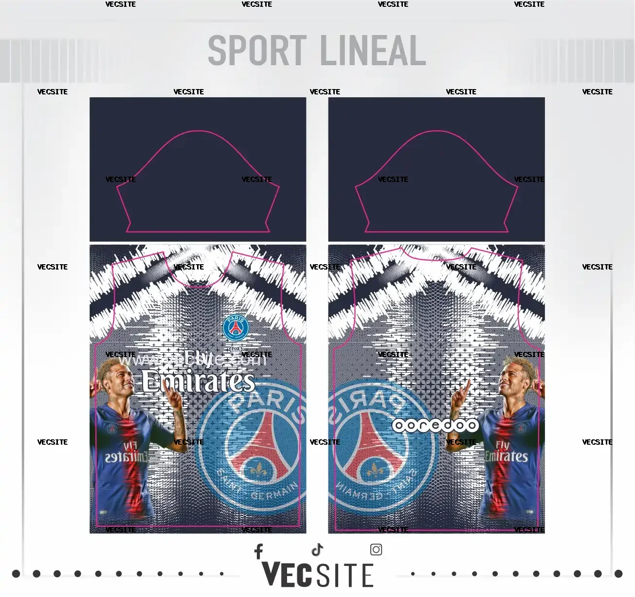 camiseta psg desing