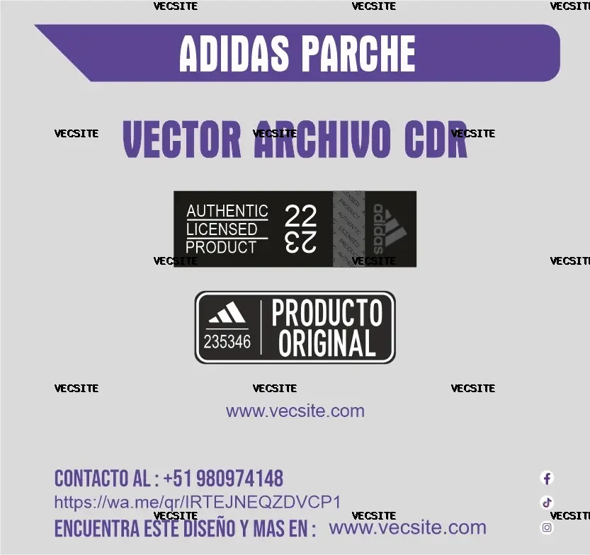 adidas vector parche