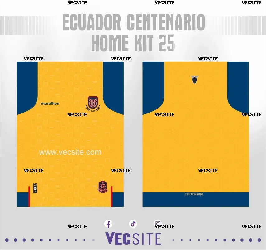 ecuador centenario home kit 2025