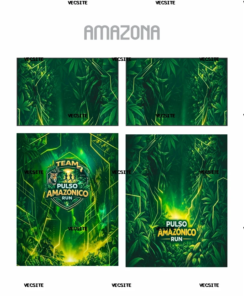 vector editable amazonas desing