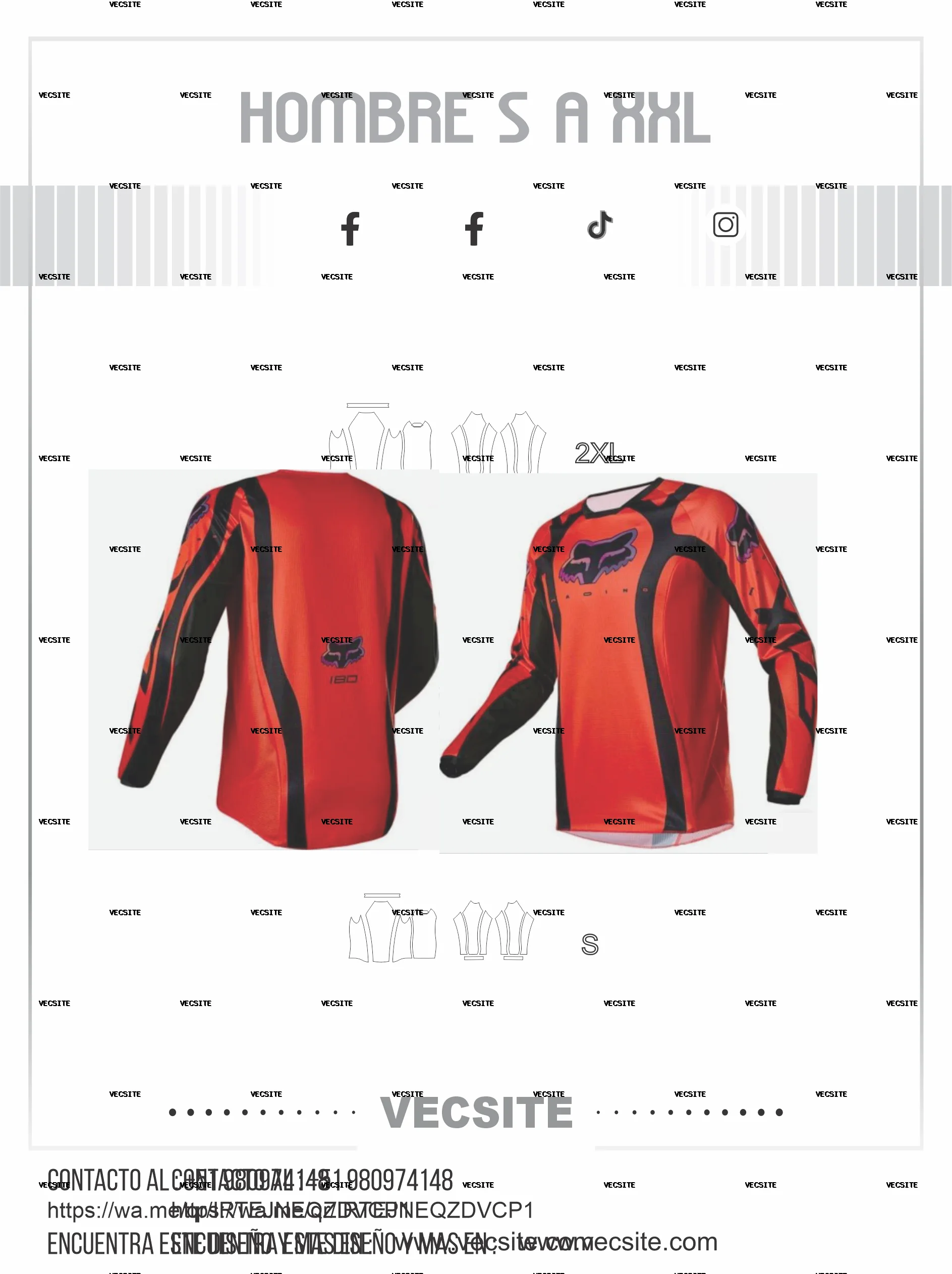 MOLDERIA MOTO FOX HOMBRE