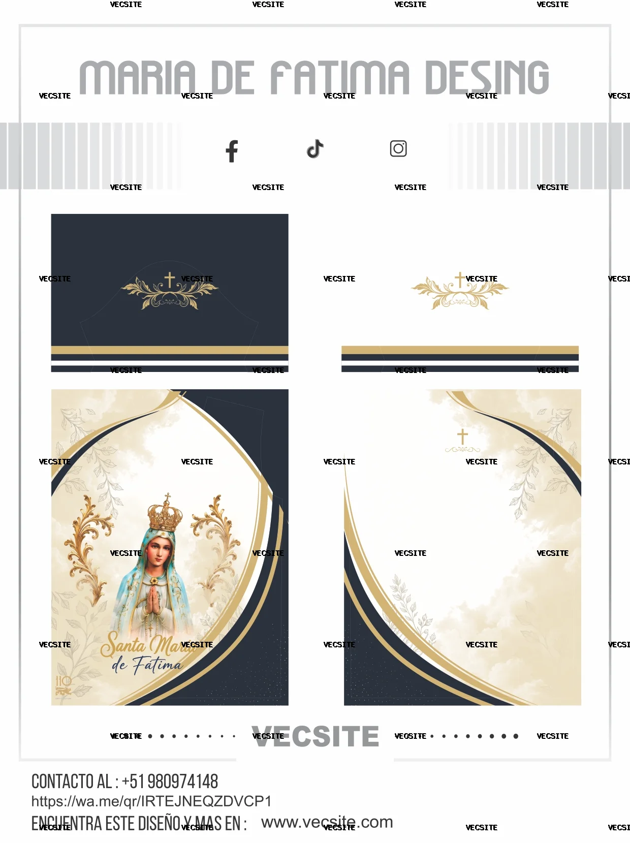 VIRGEN DE FATIMA DESING