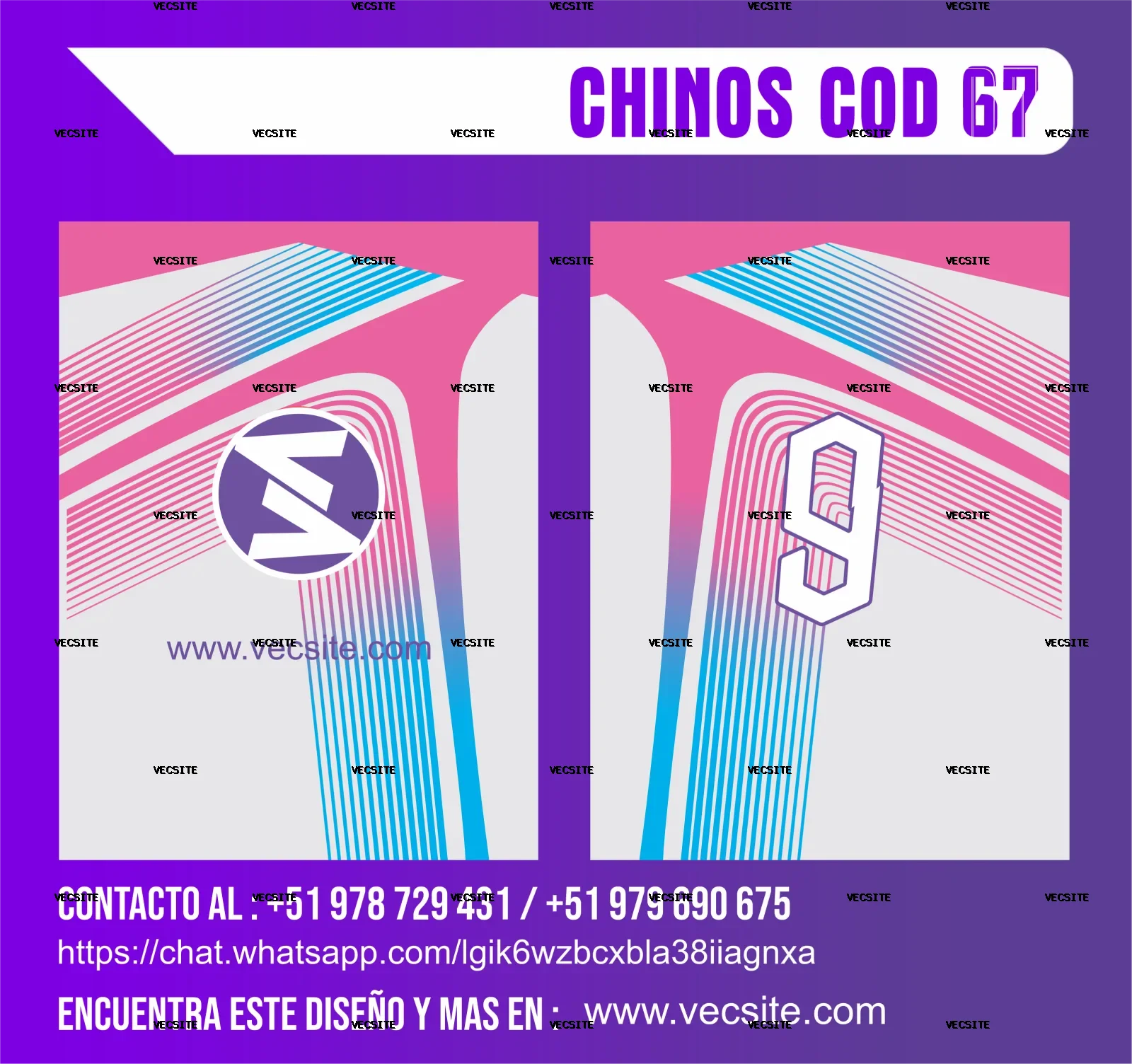 CHINOS COD 67