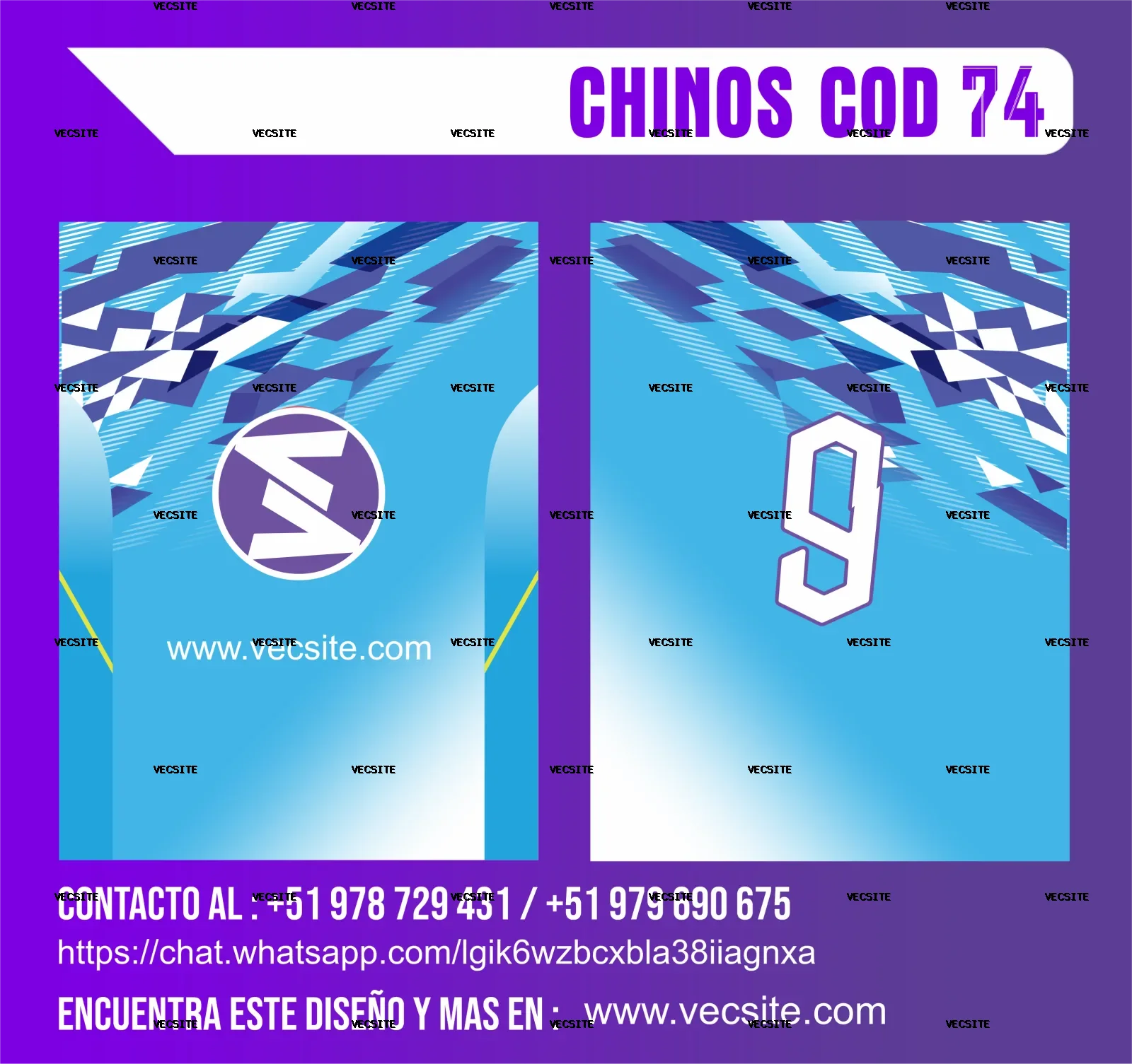 CHINOS COD 74