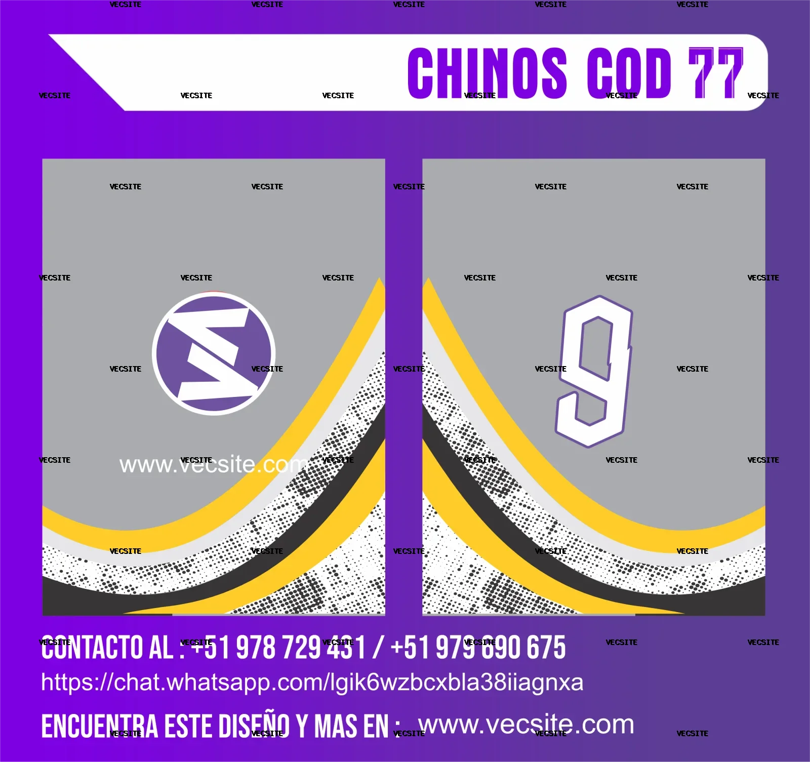 CHINOS COD 77