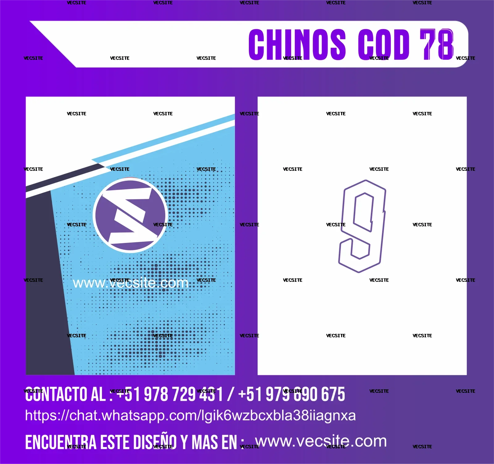 CHINOS COD 78