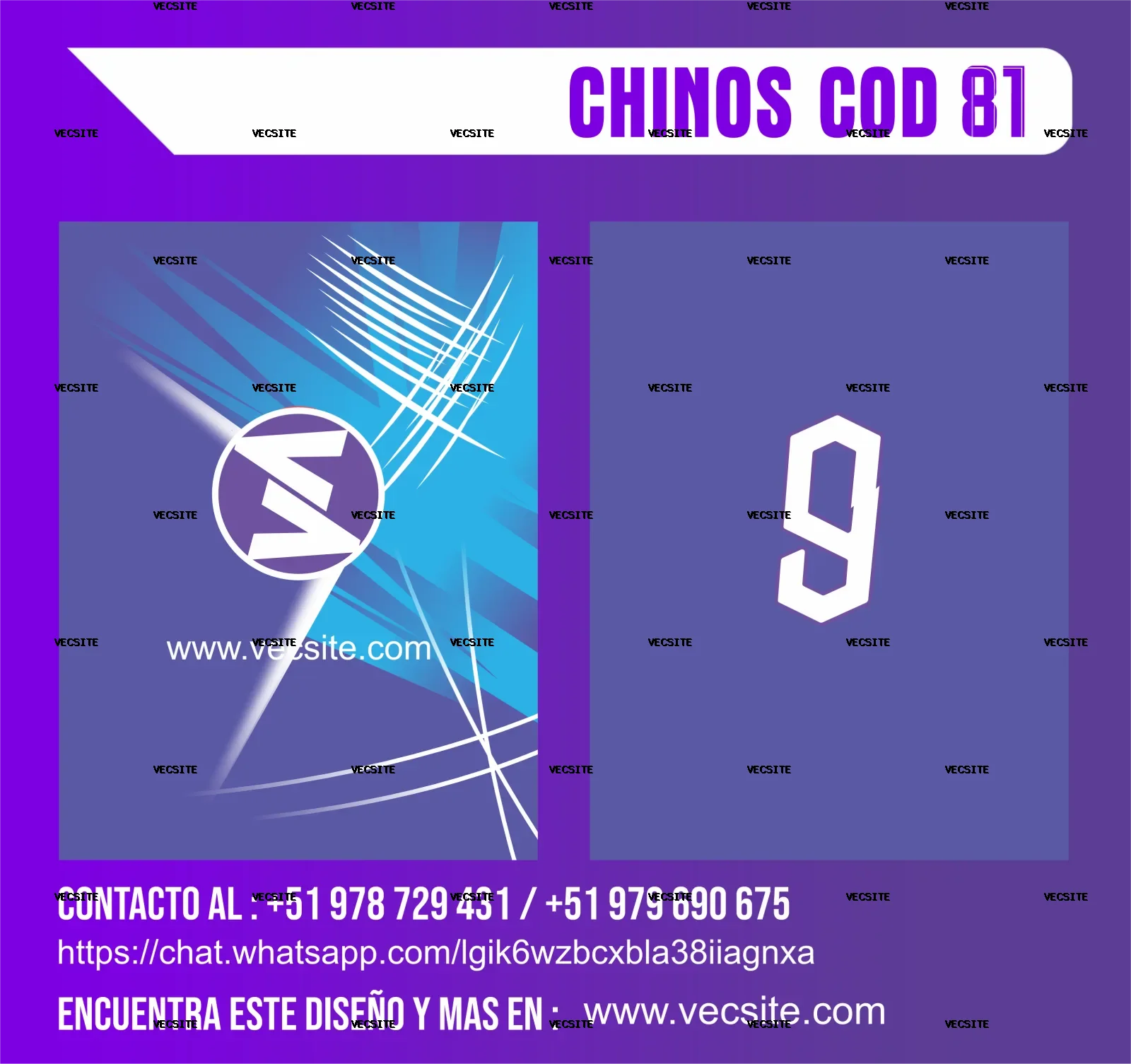 CHINOS COD 81