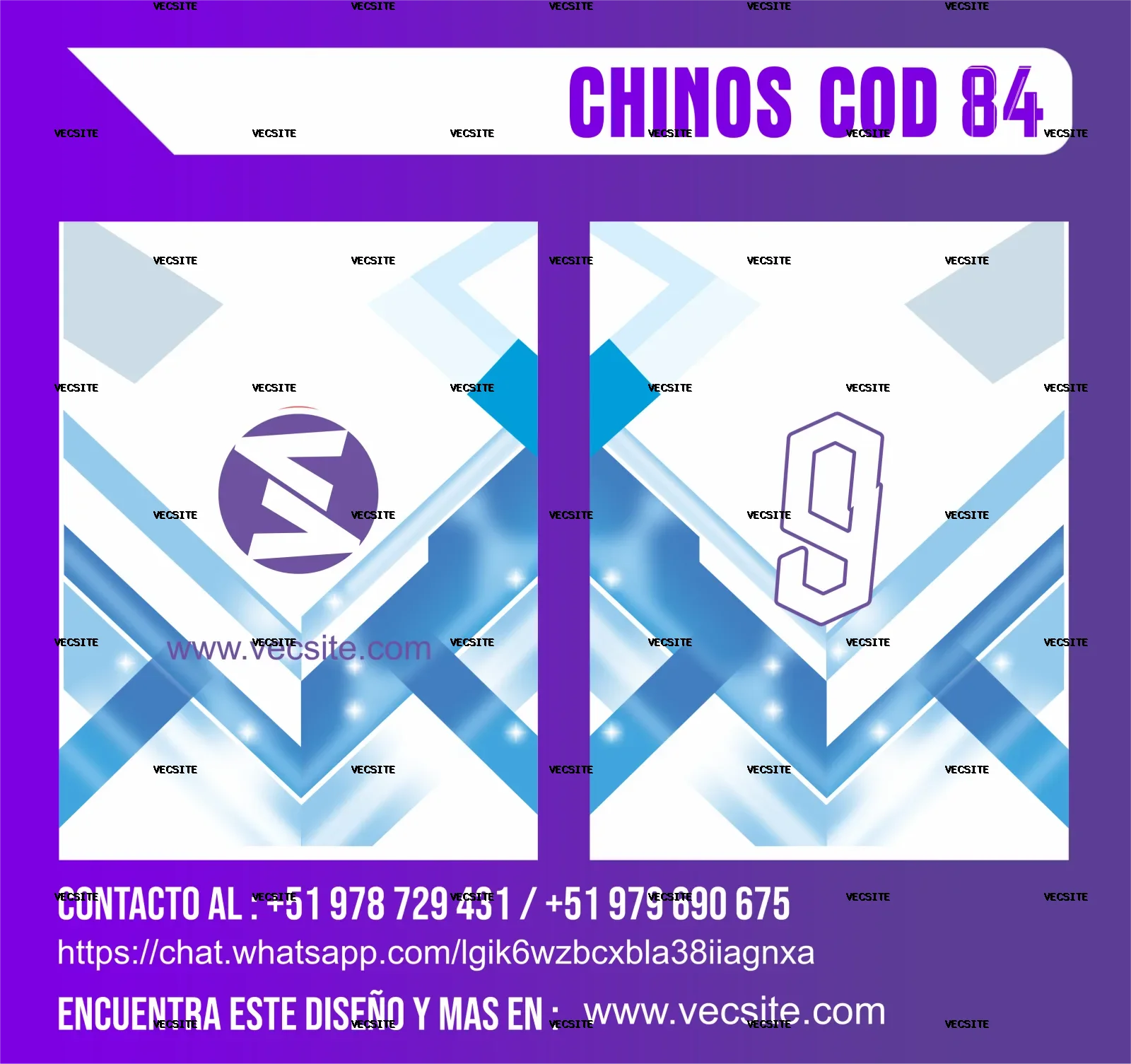 CHINOS COD 84