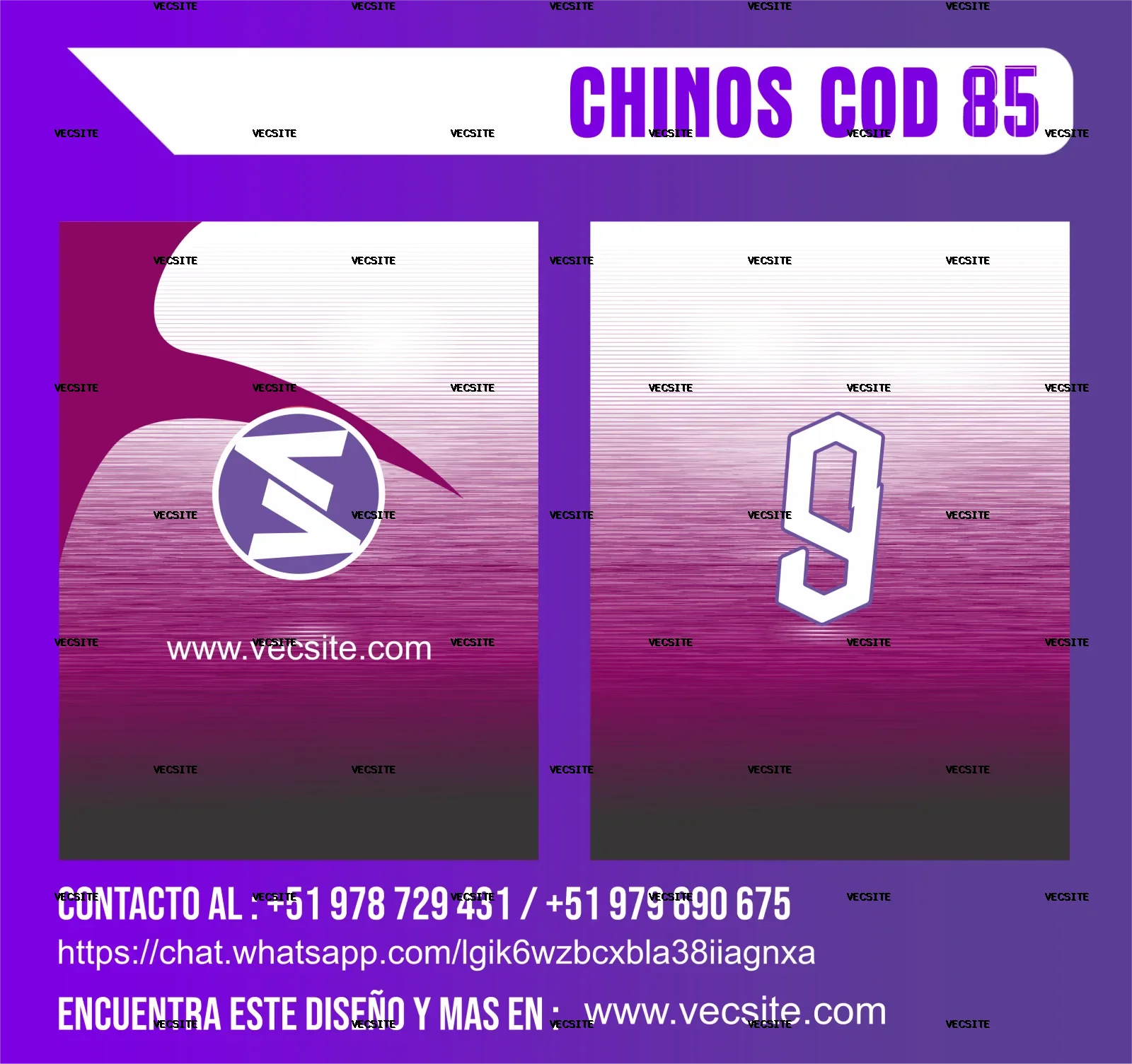 CHINOS COD 85