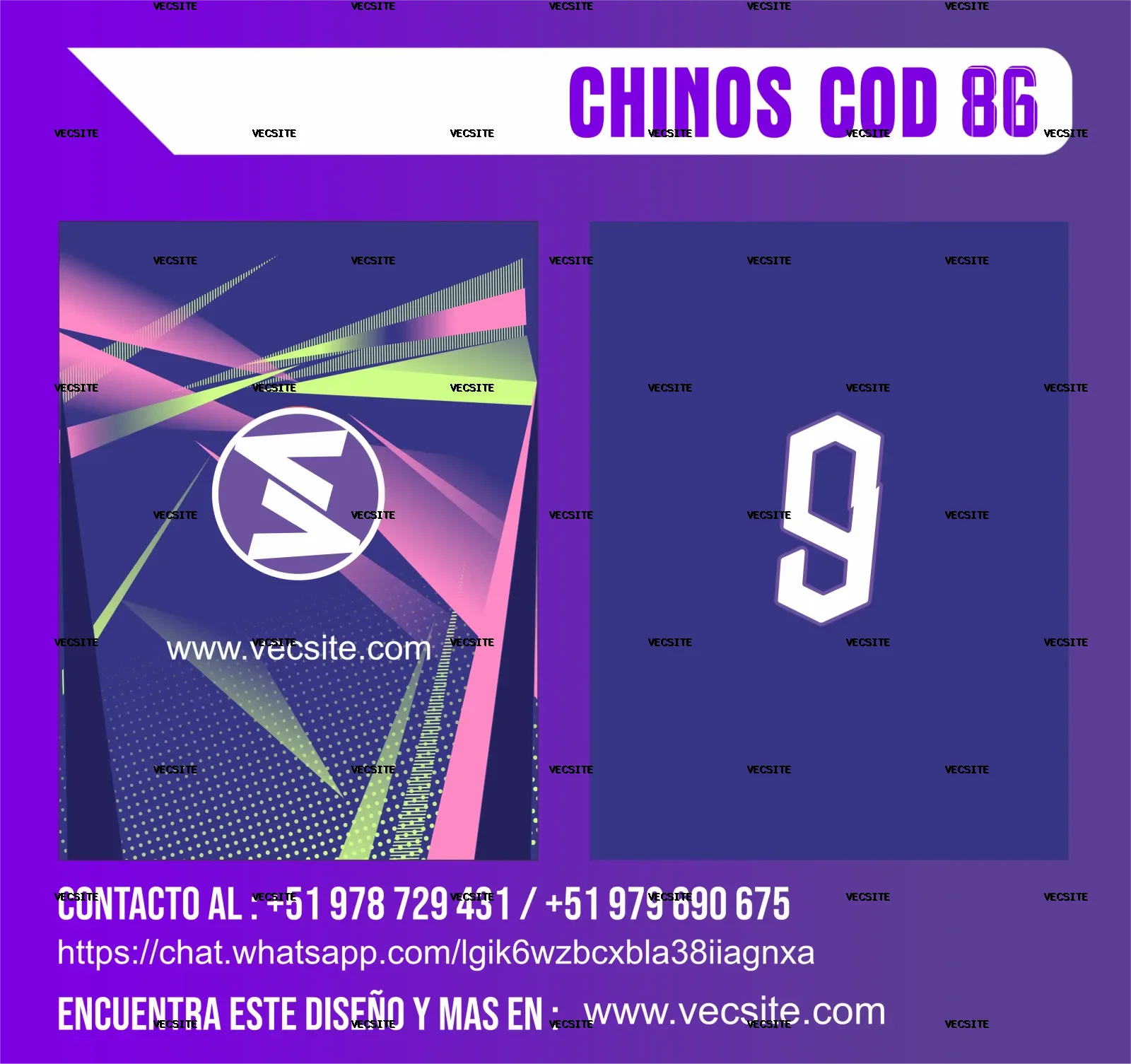 CHINOS COD 86
