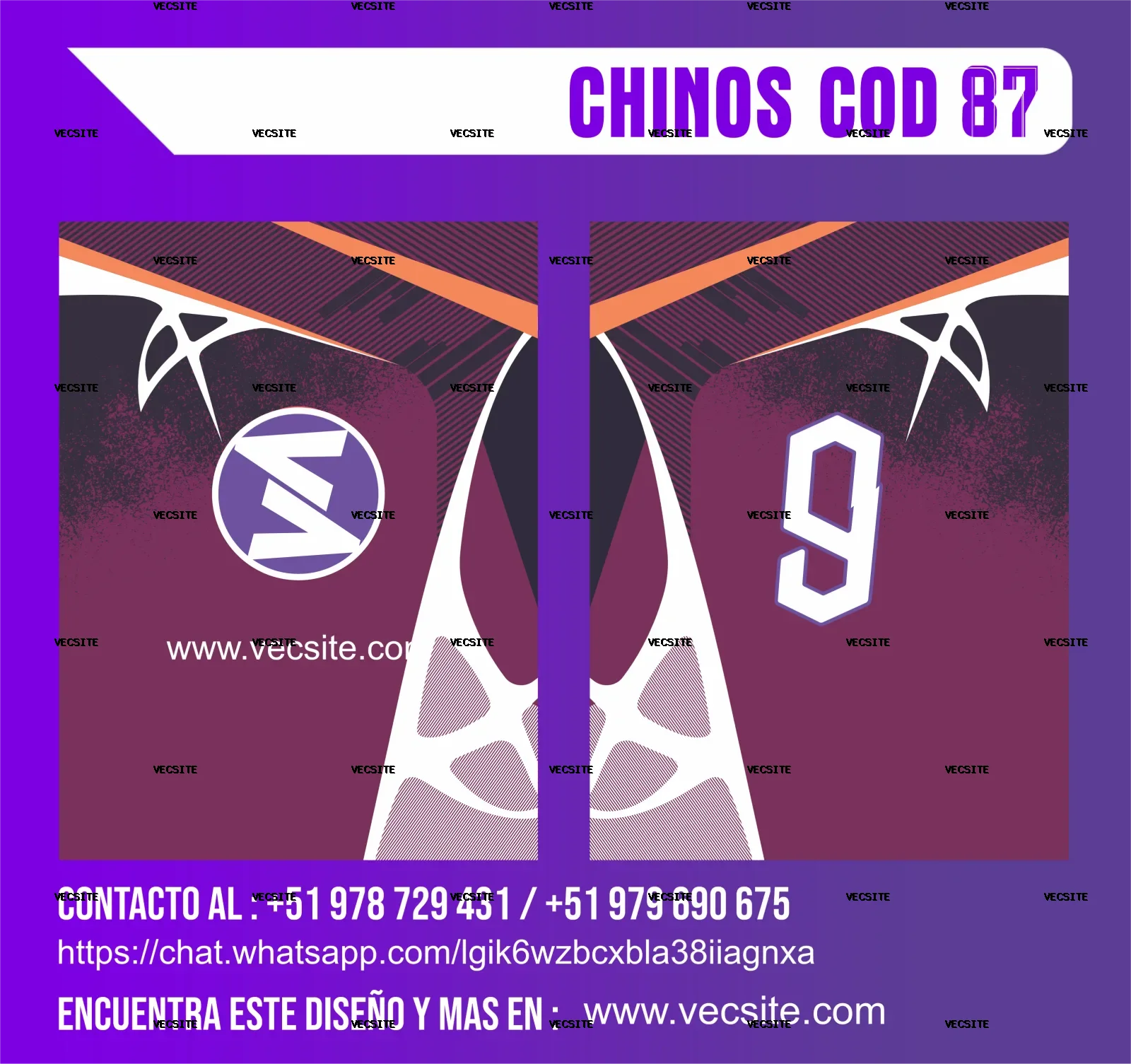 CHINOS COD 87