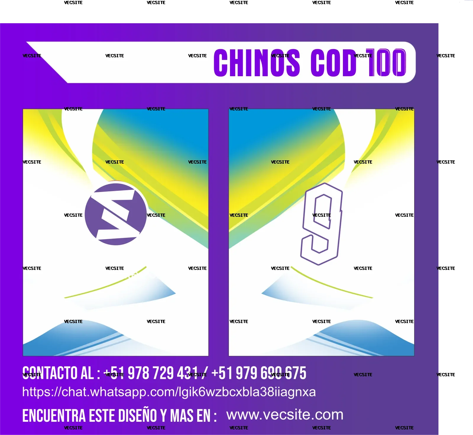 CHINOS COD 100