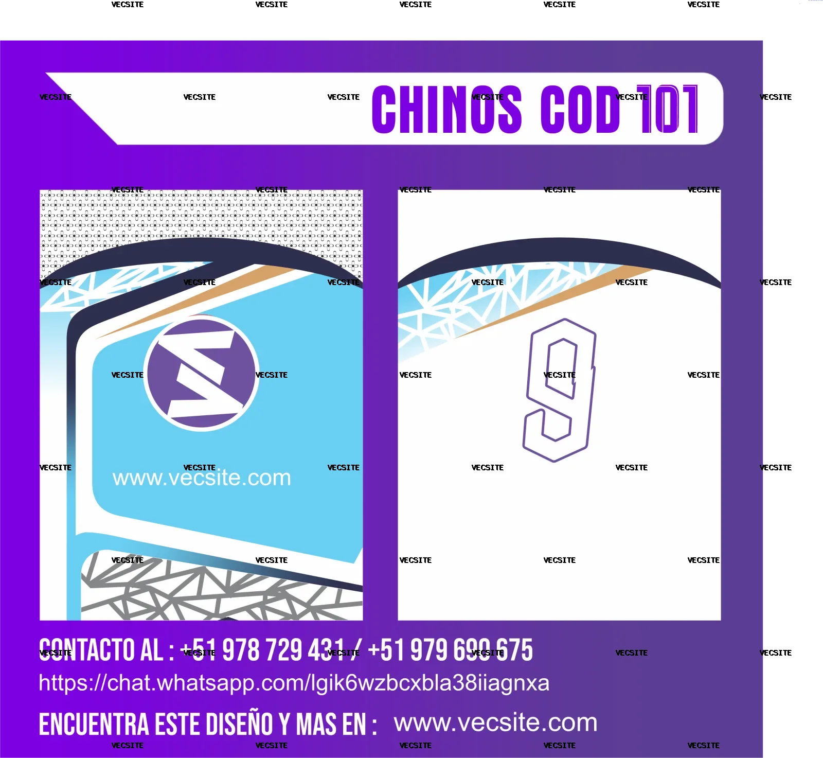CHINOS COD 101