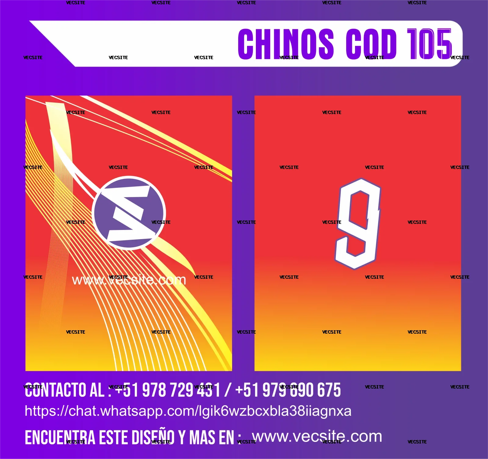CHINOS COD 105