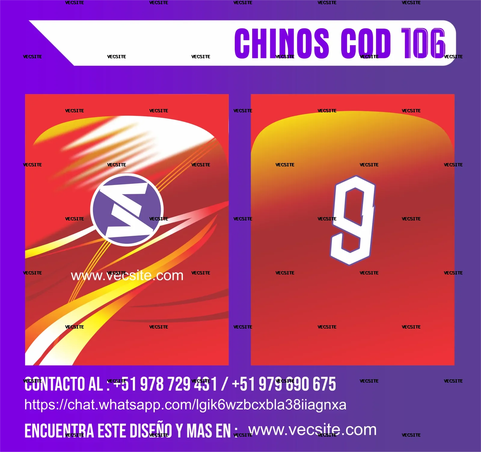 CHINOS COD 106