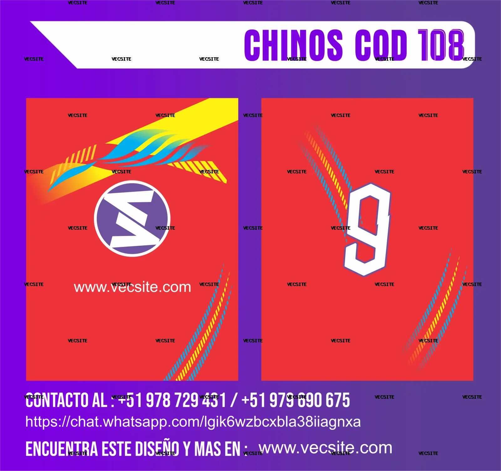 CHINOS COD 108