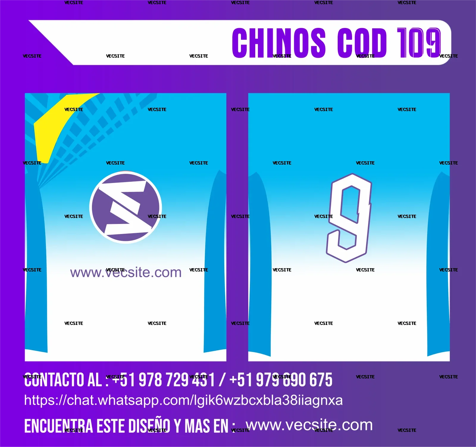 CHINOS COD 109