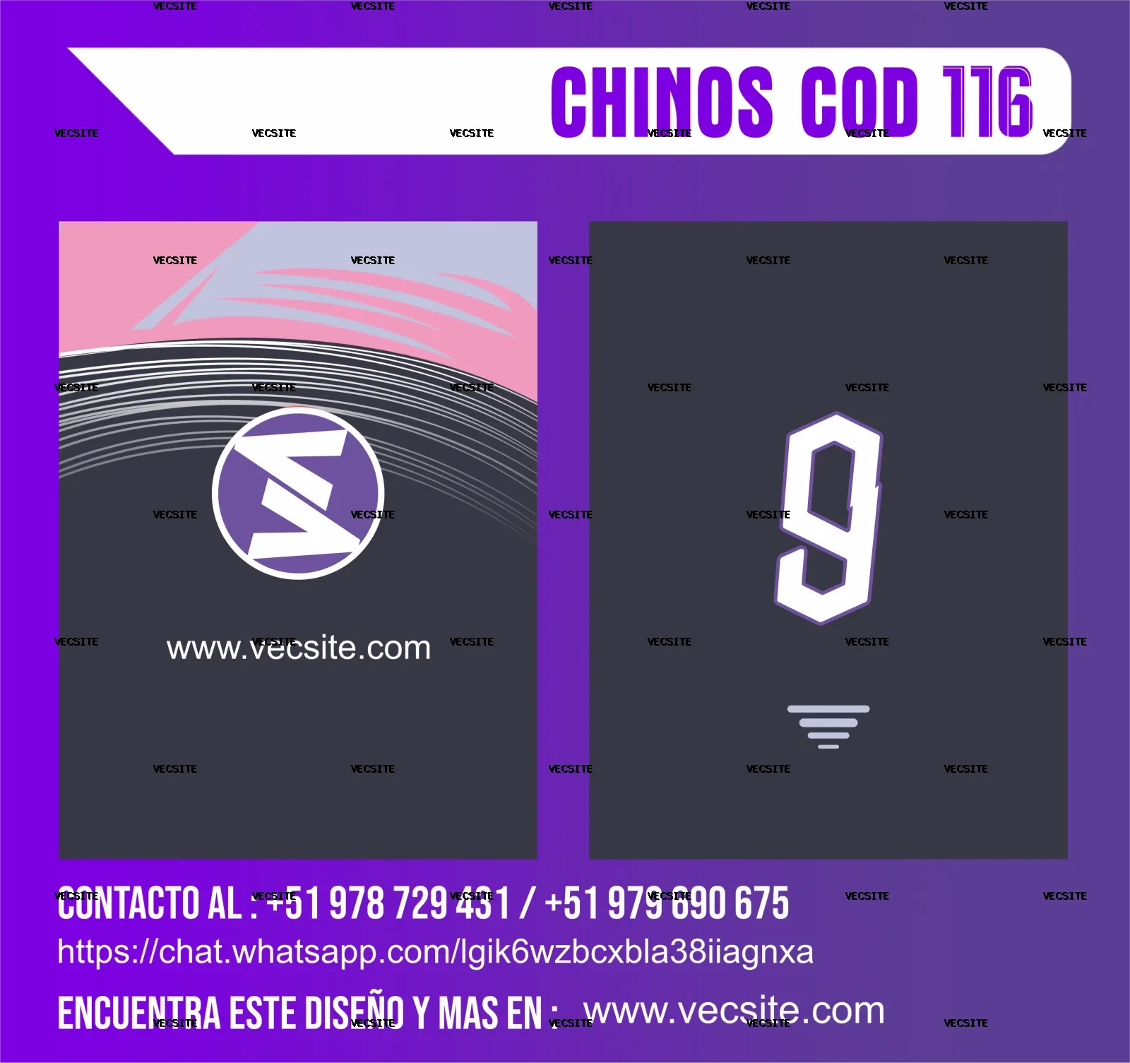 CHINOS COD 116