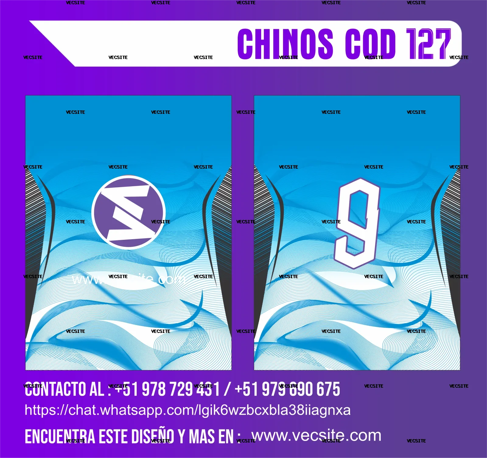 CHINOS COD 127