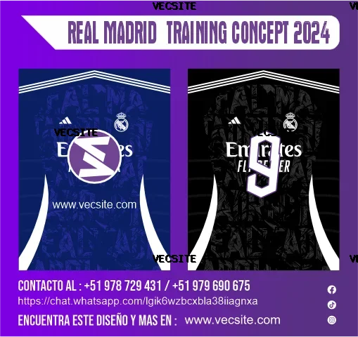 REAL MADRID 2024 25 TRAINING CONCEPTO