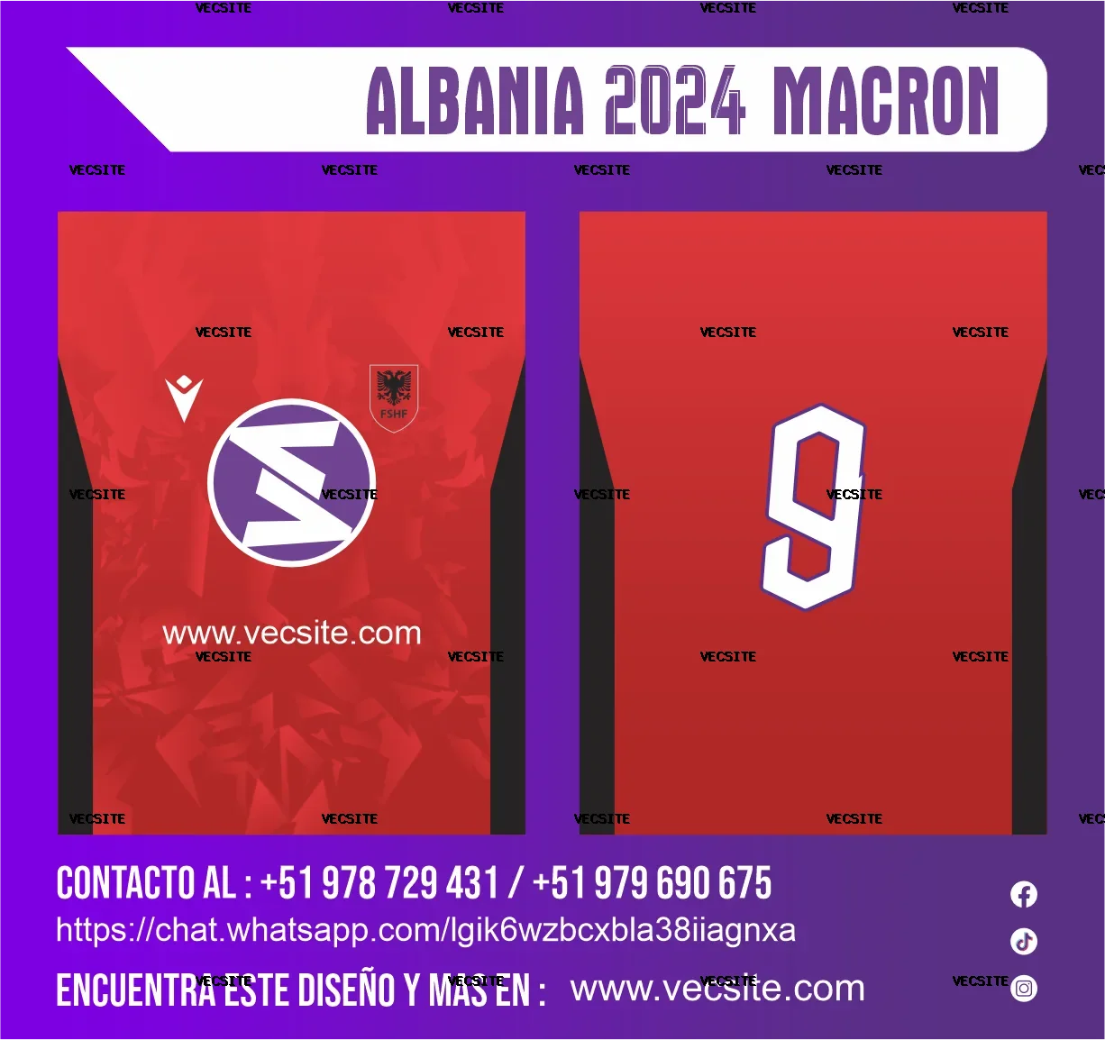 CAMISETA ALBANIA 2024 25  MACRON