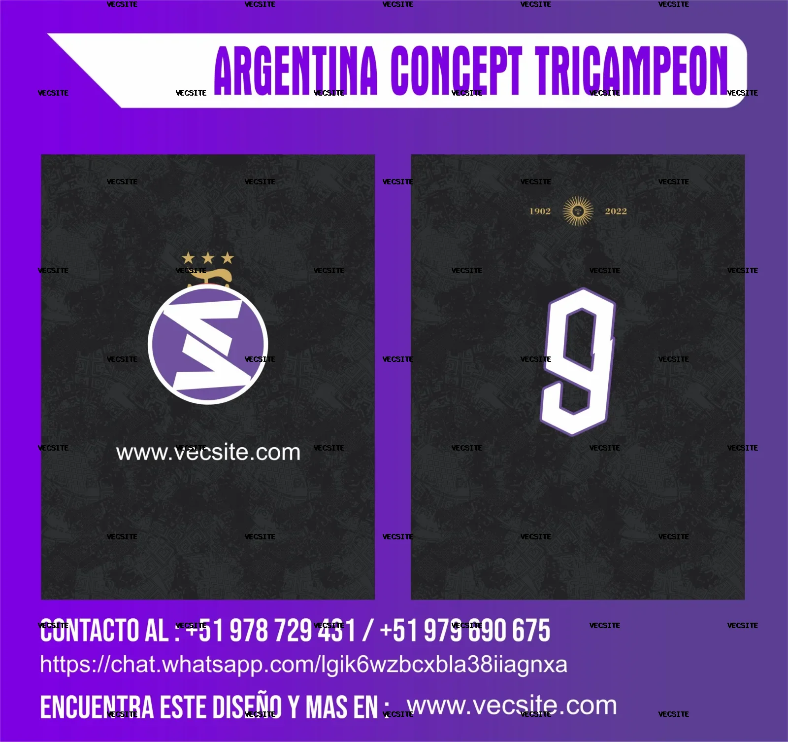 ARGENTINA CONCEPT TRICAMPEON