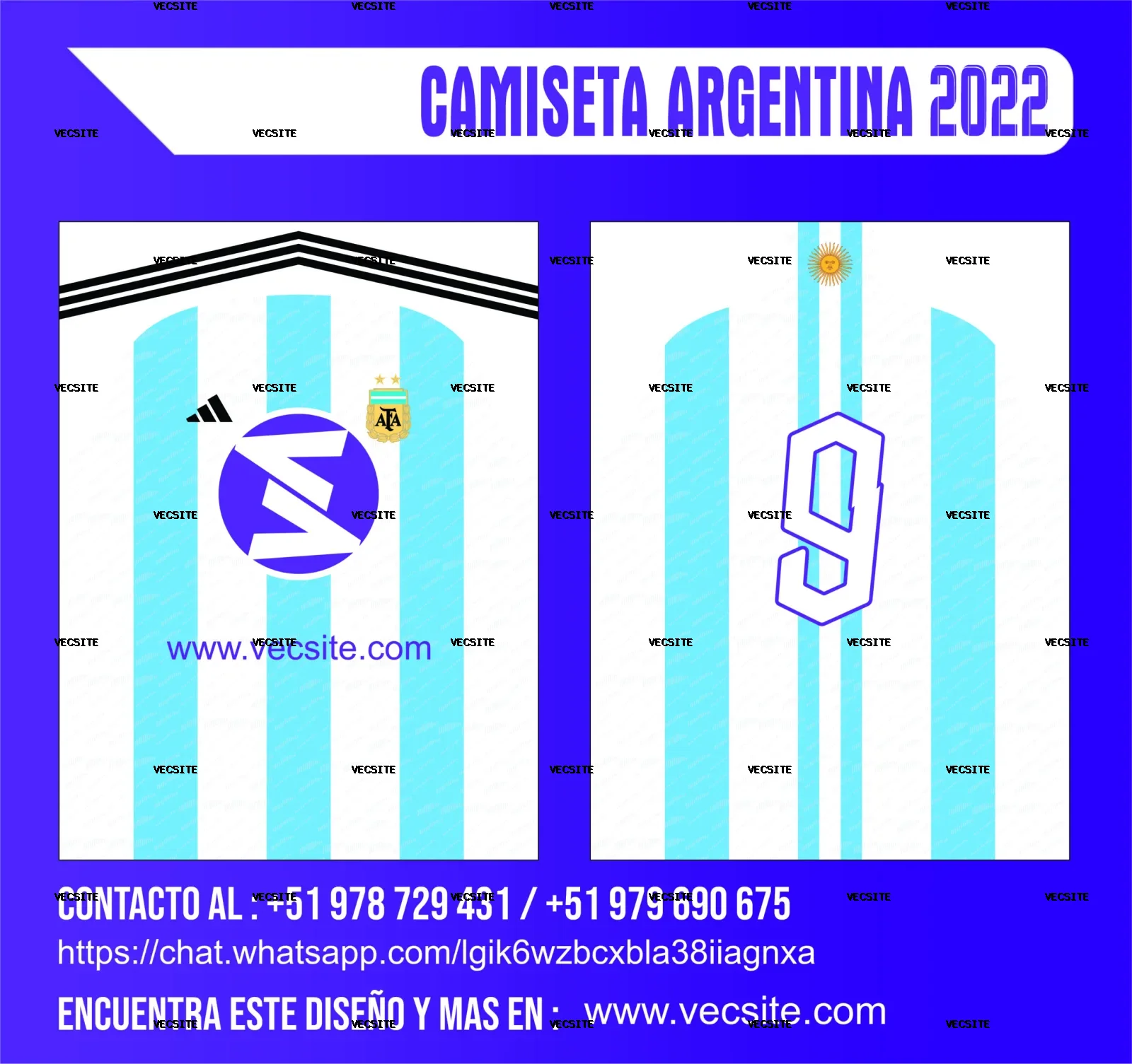 CAMISETA ARGENTINA 2022