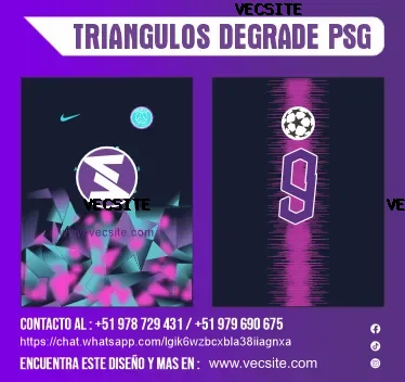 TRIANGULO DEGRADE  PSG