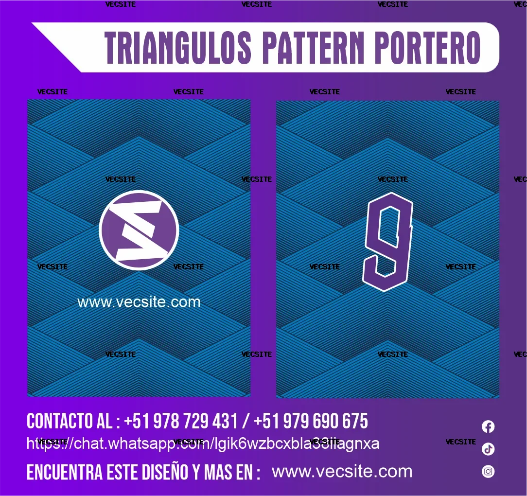 TRIANGULOS PATTERN PORTERO