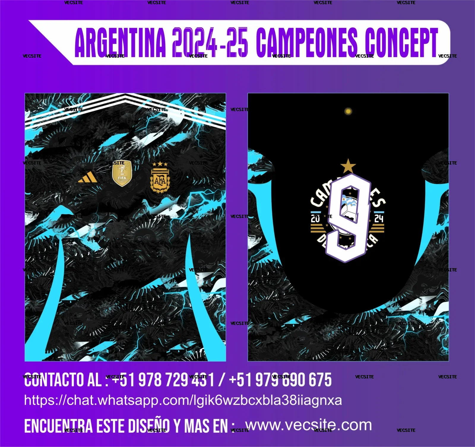 ARGENTINA 2024-25 CAMPEONES CONCEPT