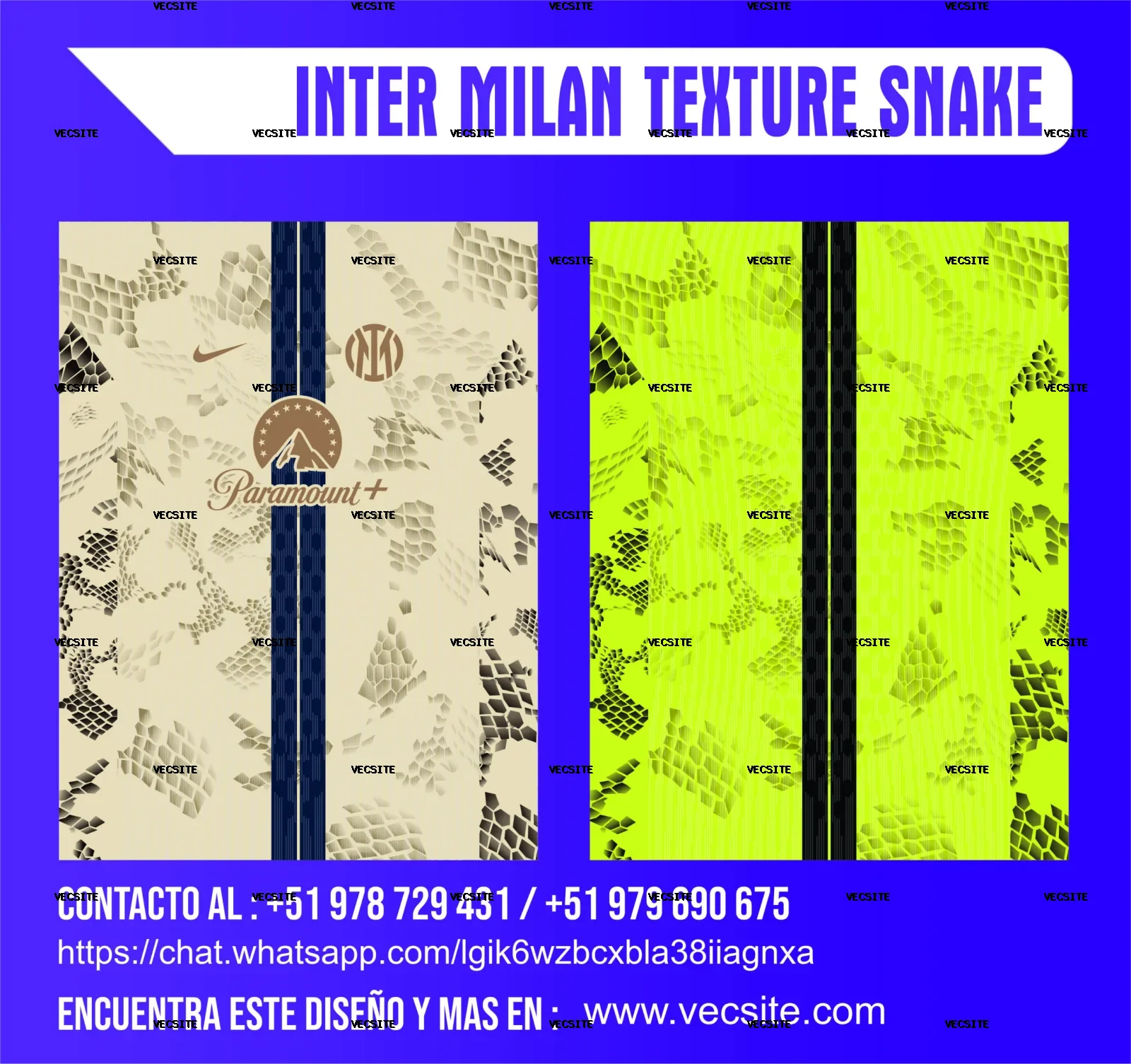 INTER MILAN TEXTURE SNAKE