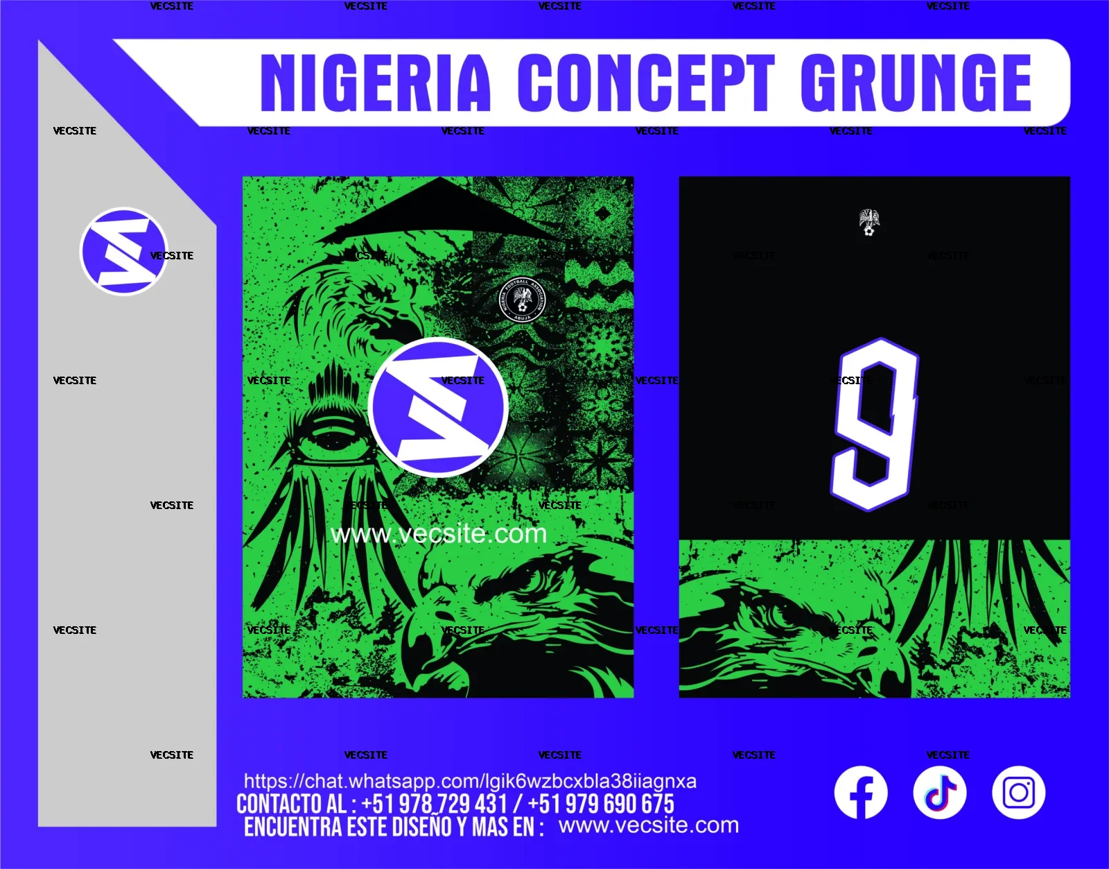 NIGERIA CONCEPT GRUNGE