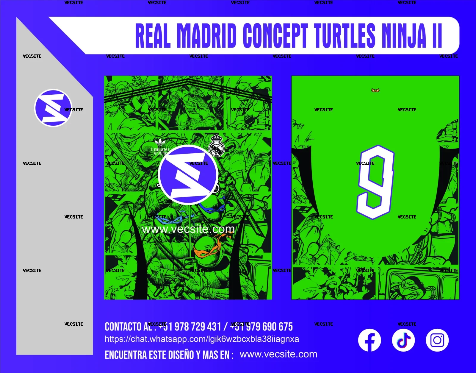 REAL MADRID CONCEPT TURTLES NINJA II