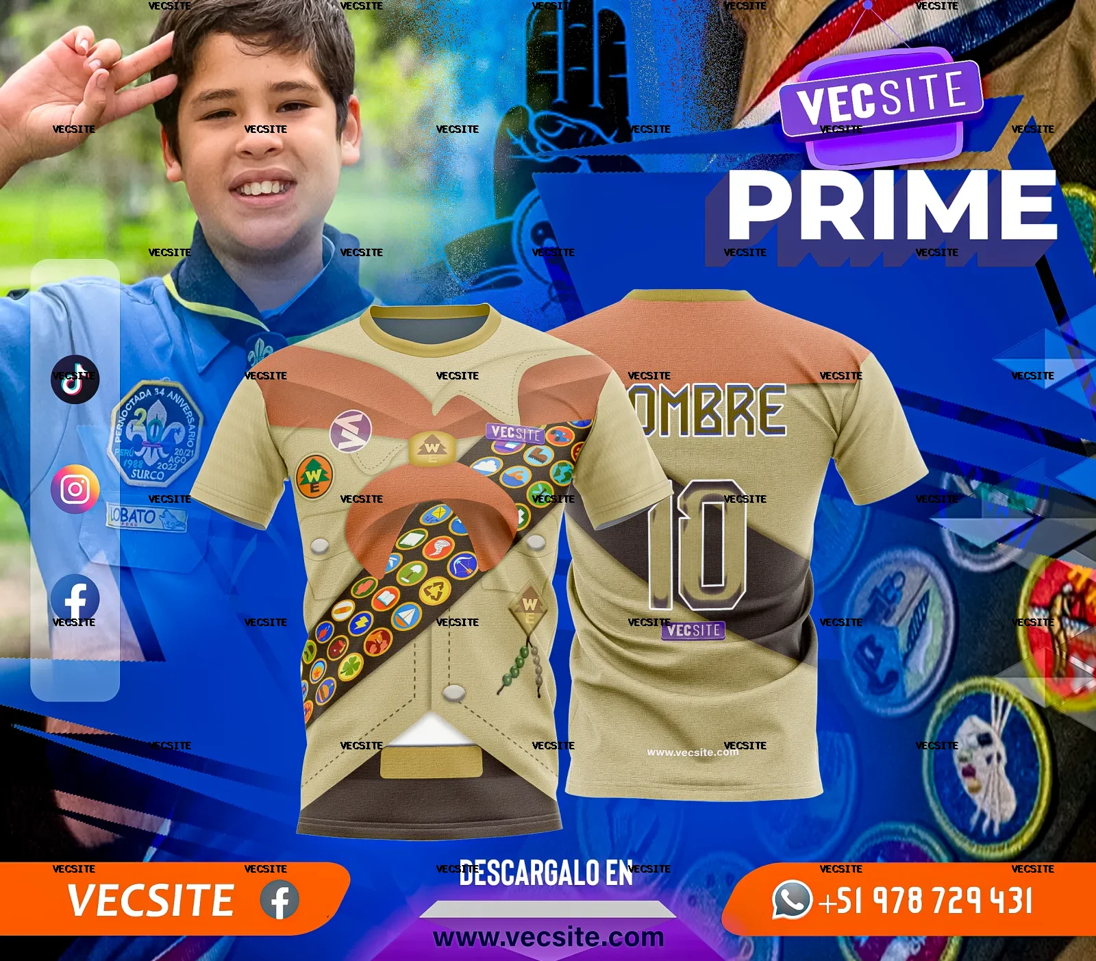 PLANTILLA BOY SCAUT