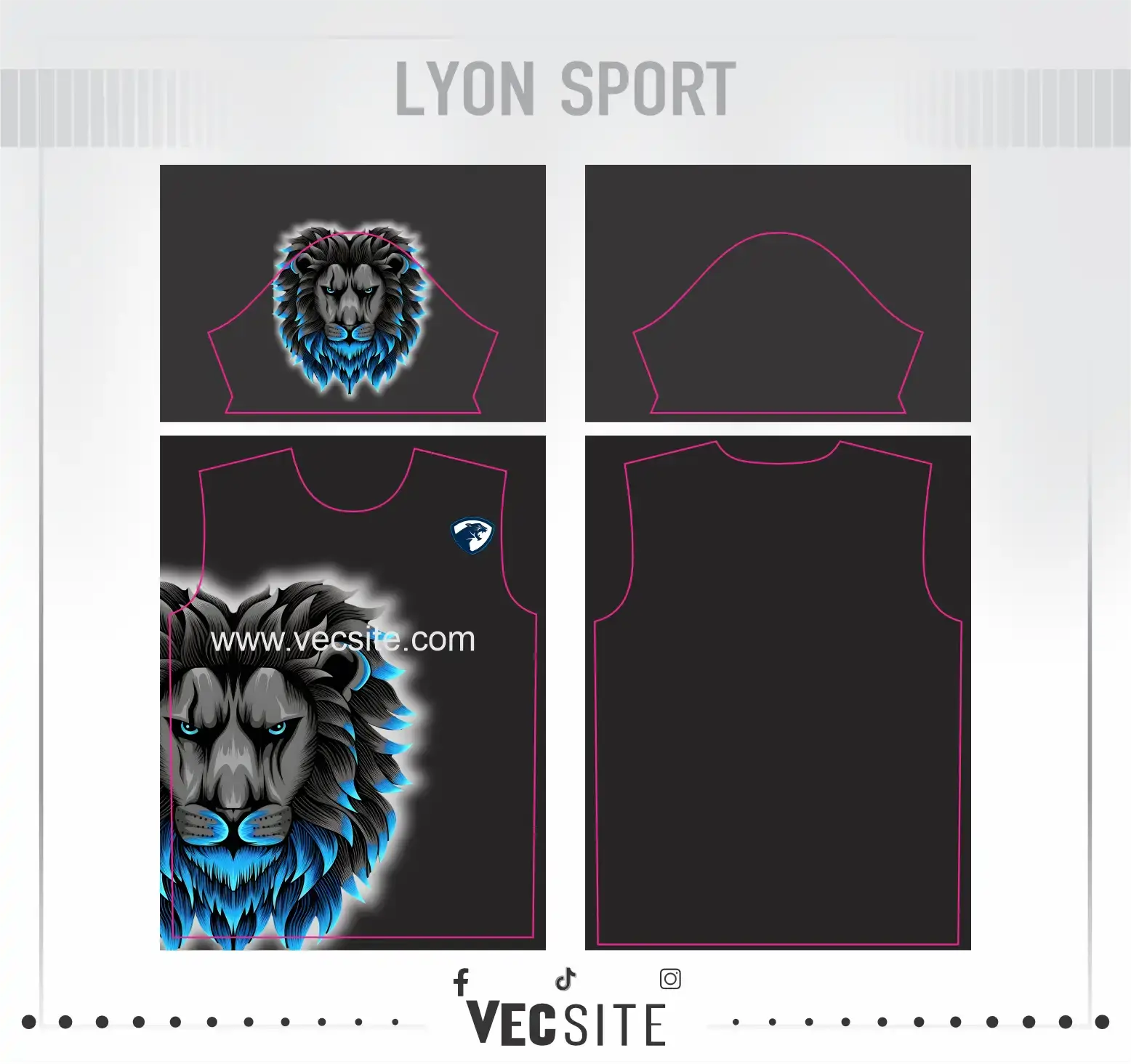 LOBO DISEÑO DE PLAYERA