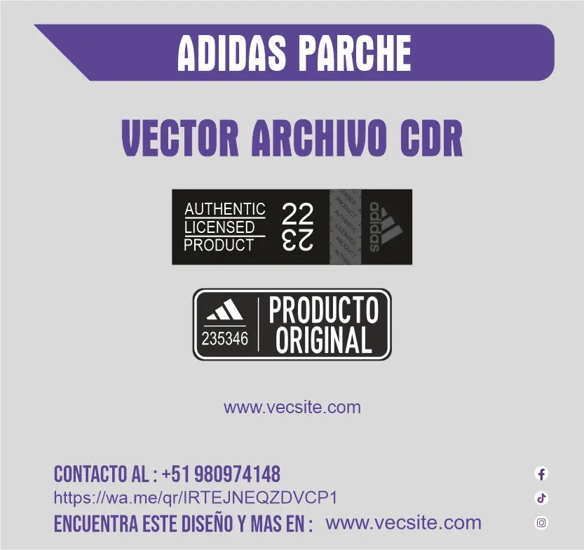 adidas vector parche