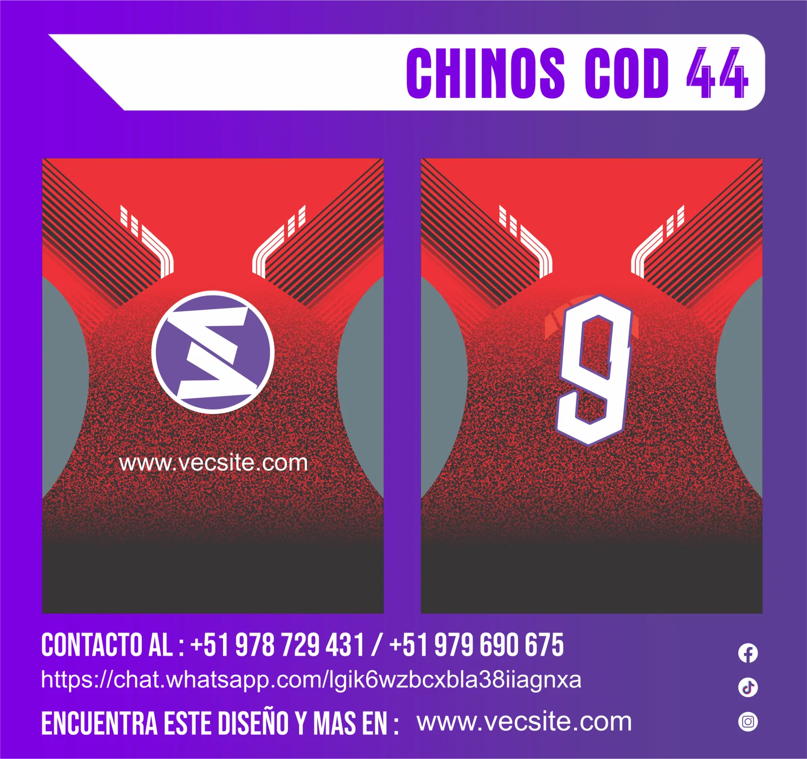 CHINOS COD 44
