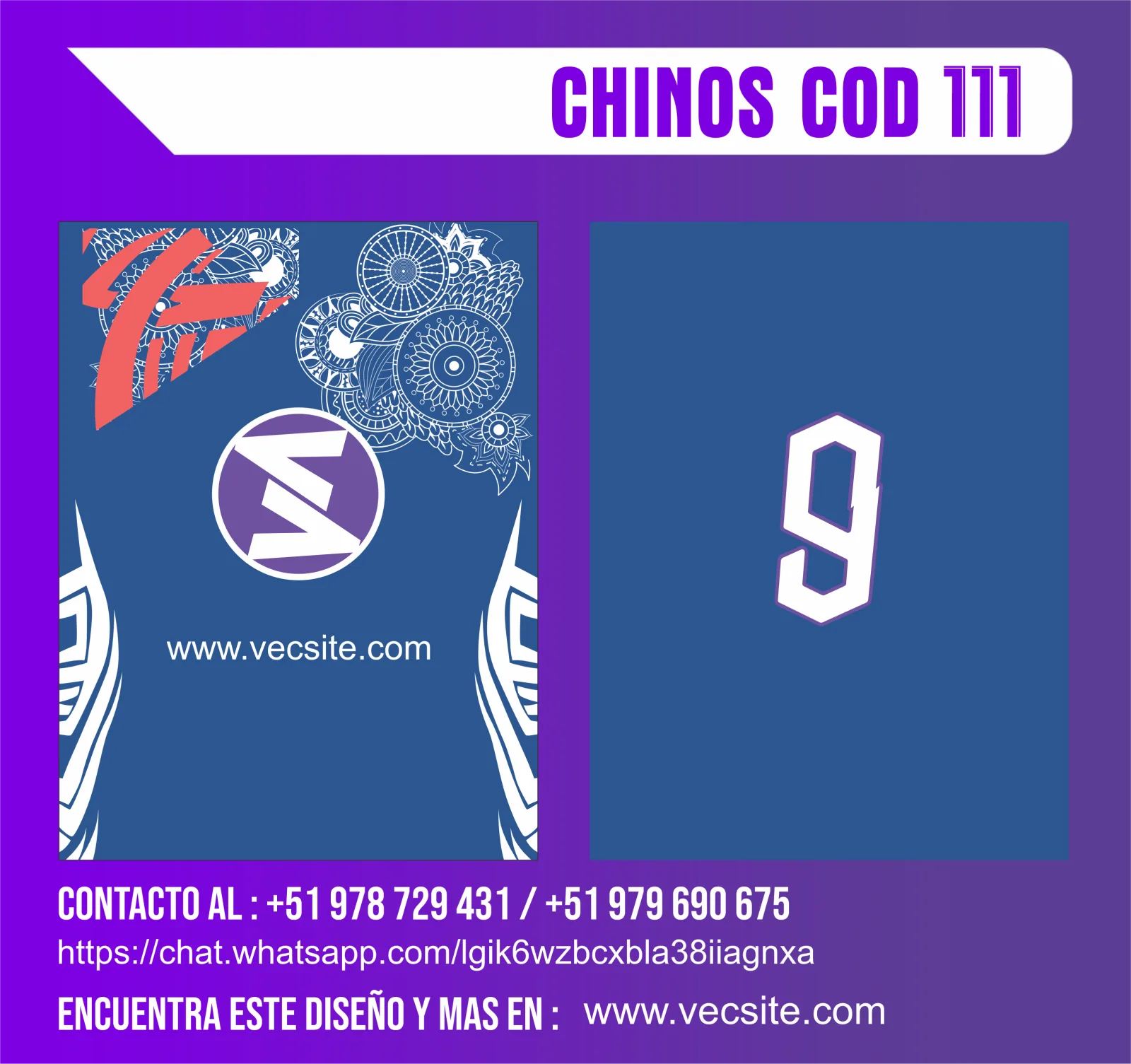 CHINOS COD 111