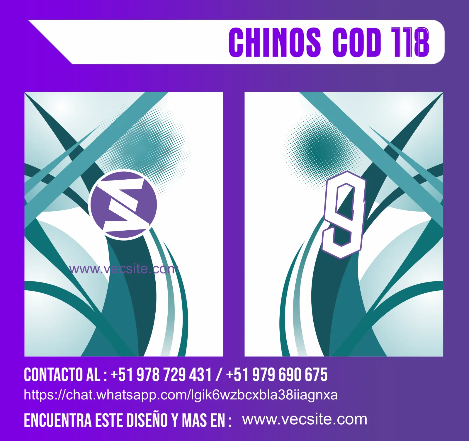 CHINOS COD 118