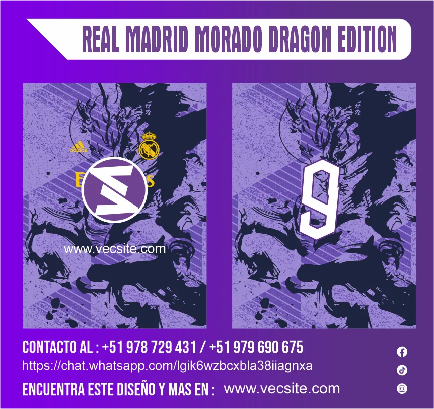 REAL MADRID MORADO DRAGON EDITION