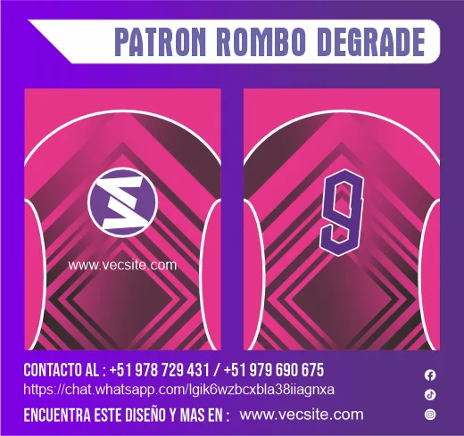 PATRON ROMBO DEGRADE