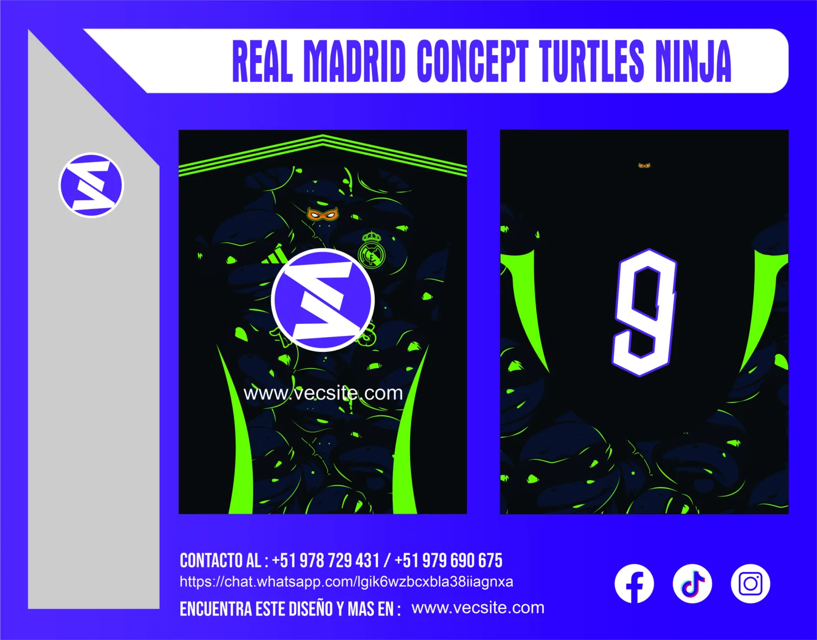 REAL MADRID CONCEPT TURTLES NINJA