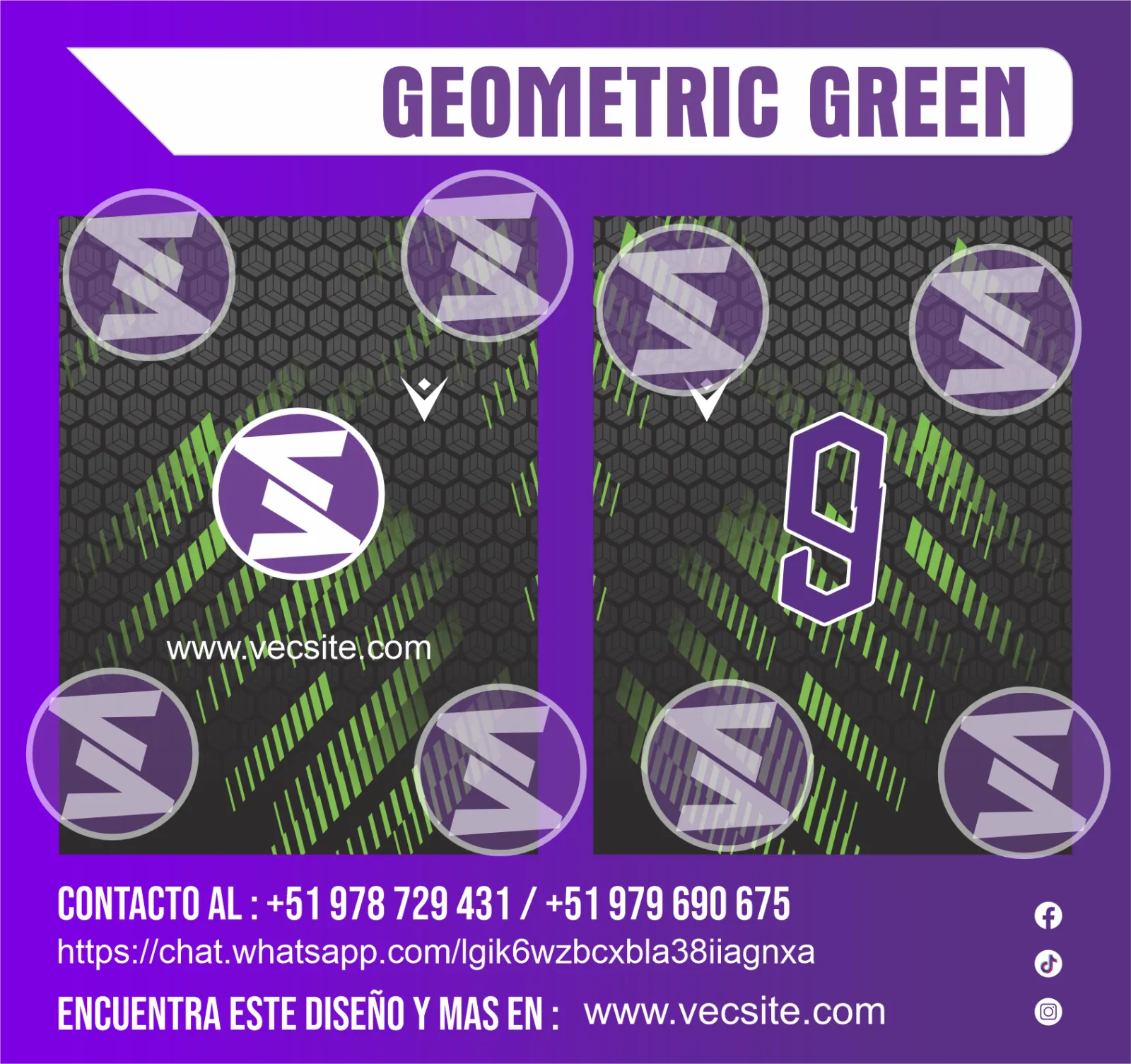 GEOEMTRIC GREEN