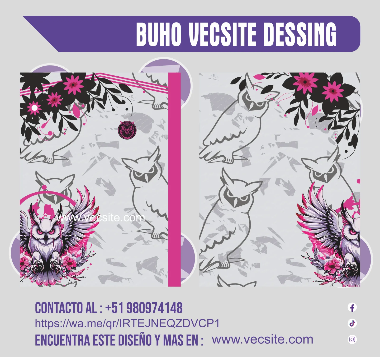 BUHO VECSITE DESSING