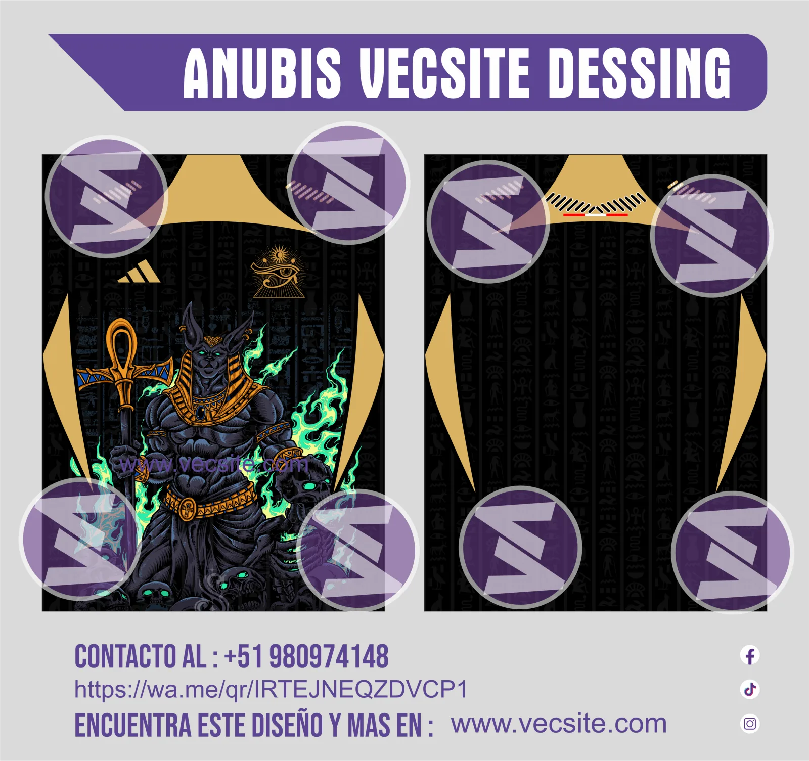 anubis faraon vecsite dessing