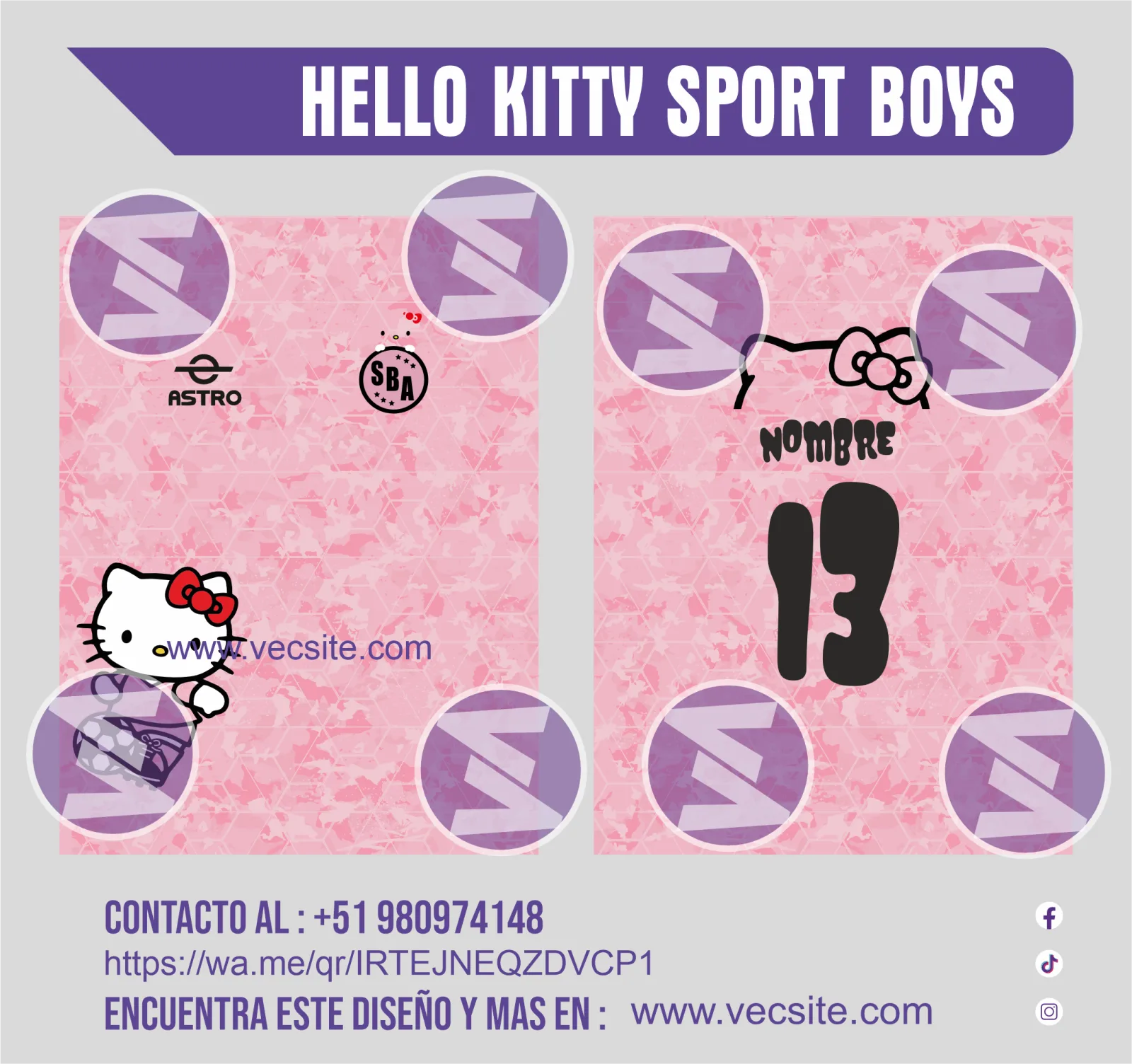 hello kitty sport boys
