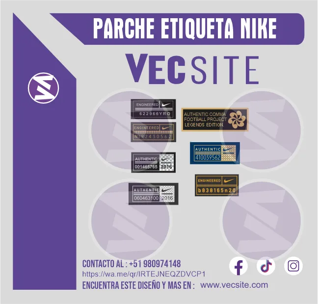 parche etiqueta nike